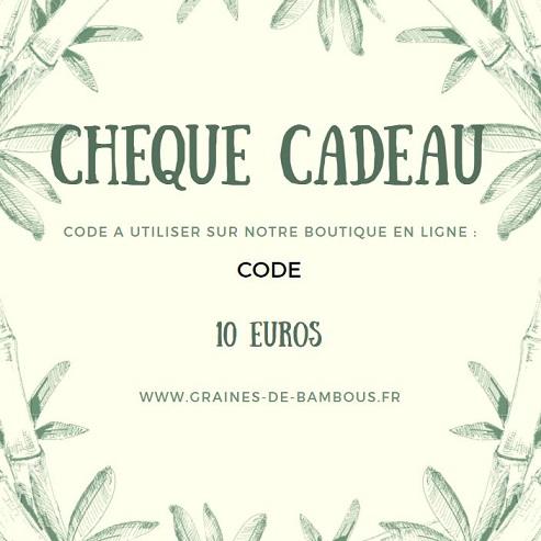 Cheque cadeau 1