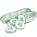 Concombre icone gdb