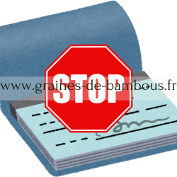 Paiement par cheque www graines de bambous fr